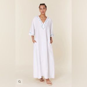 Fanm Mon Kaftan Style Linen Dress